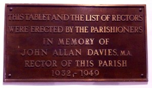 Rector Davies Memorial