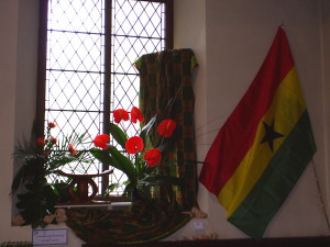 This display represents the Republic of Ghana.