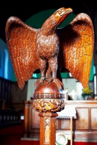 The Eagle Lectern of Saint Helen's Parish Church Carlin How with Skinningrove